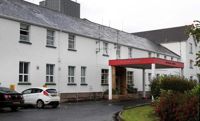 Mid Ulster Hospital MIU - Minor Injury Unit in MAGHERAFELT, Northern Ireland.