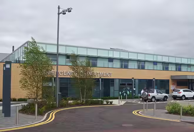 Antrim Area Hospital - A&E Department in ANTRIM, Northern Ireland - Current wait time: 0 minutes